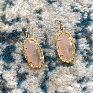 Kendra Scott Dani Rose Quartz Earrings